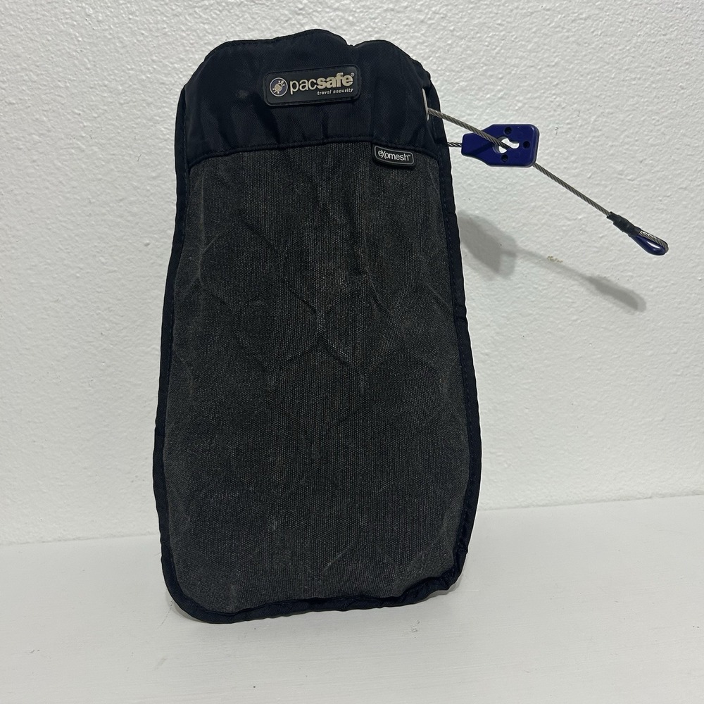 PACSAFE TravelSafe 100 3L Portable Safe w/ EXOMESH‎ 13"x8" TRAVEL Jewelry PHONE